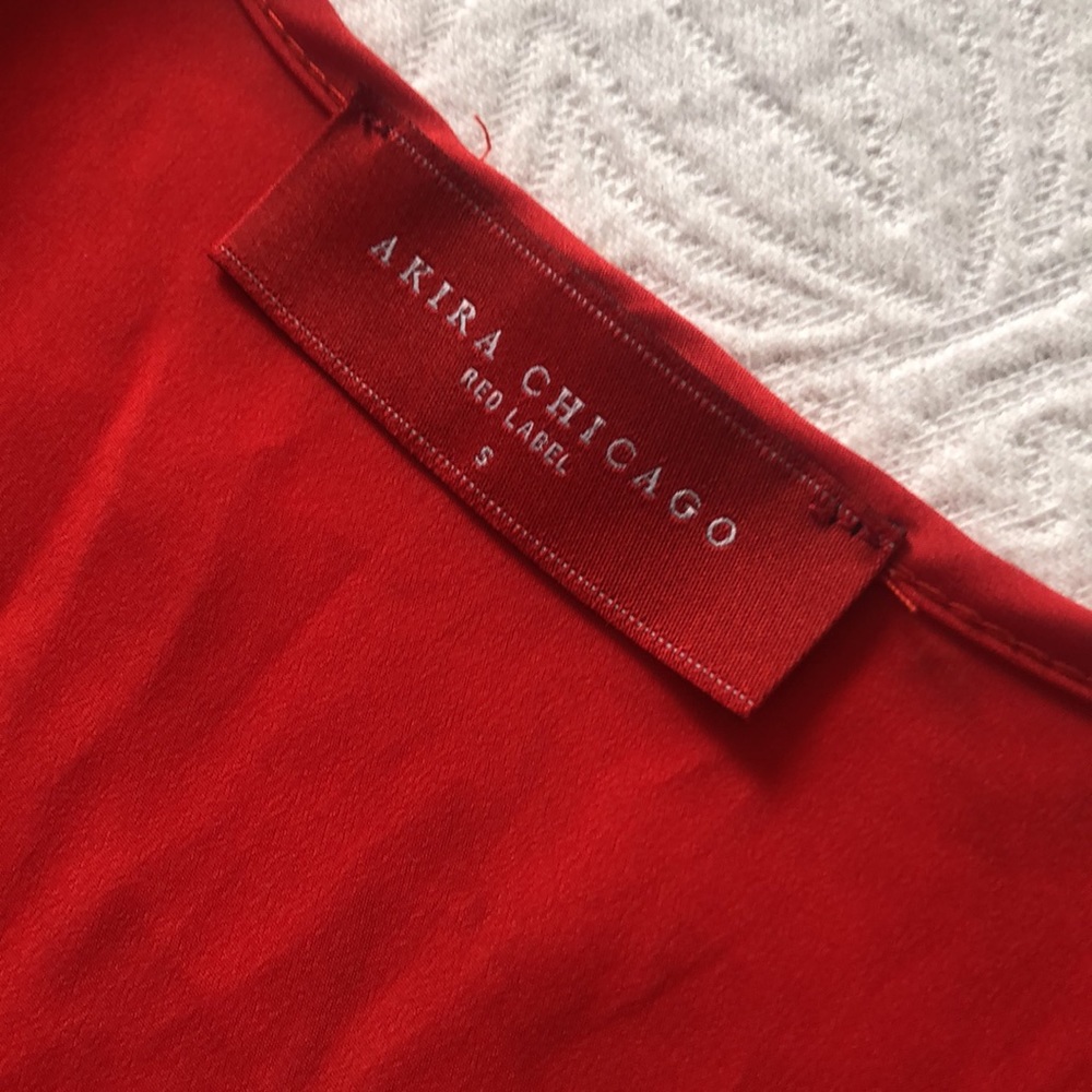 Akira Chicago Red Dress - Picture 4 of 5